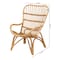 Baxton Studio Earvin Modern Bohemian Natural Brown Rattan Armchair 224-12707-ZORO - alternate 3